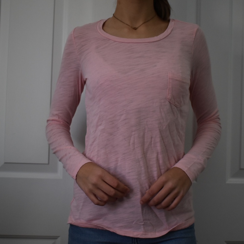 Pink Long Sleeve Tee